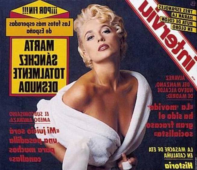 Cantante desnuda Interviu Portada 1990