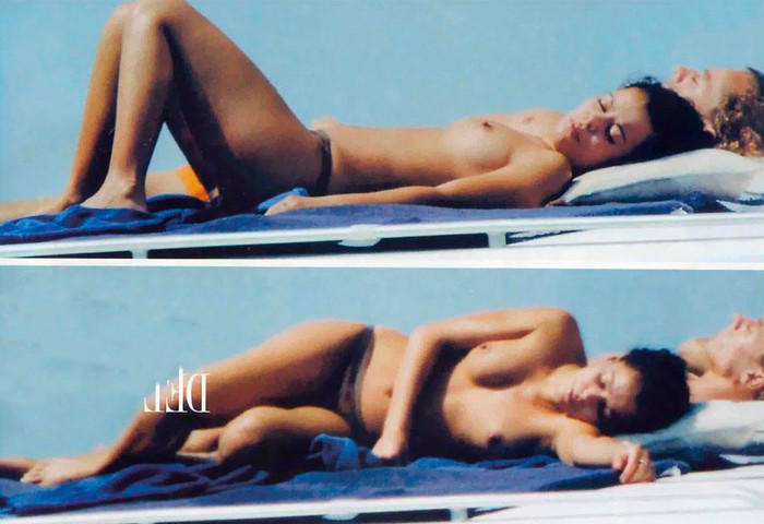 Beatriz Luengo pillada desnuda playa