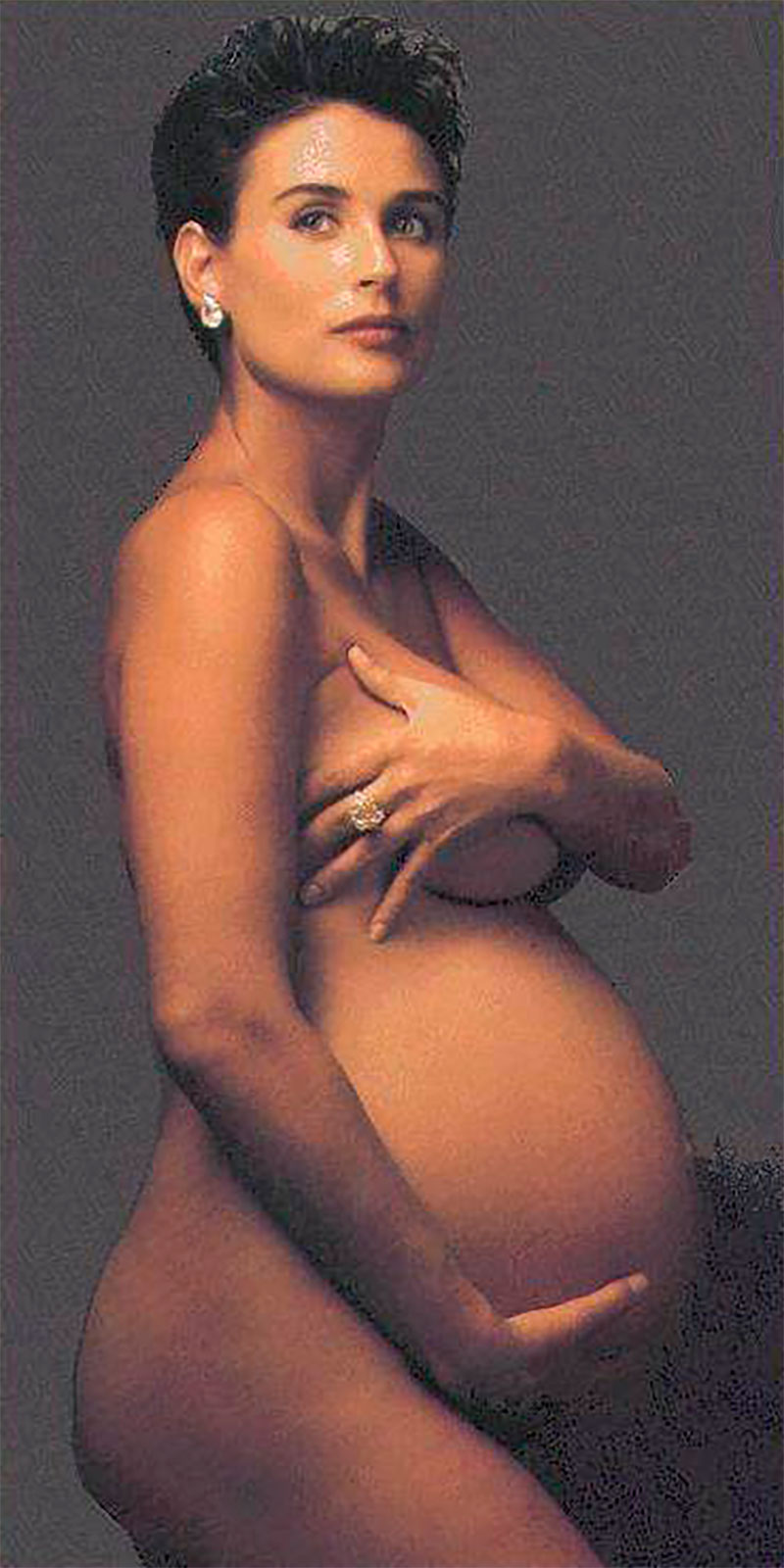 Demi Moore Desnuda Embarazada Revista Vanity Fair