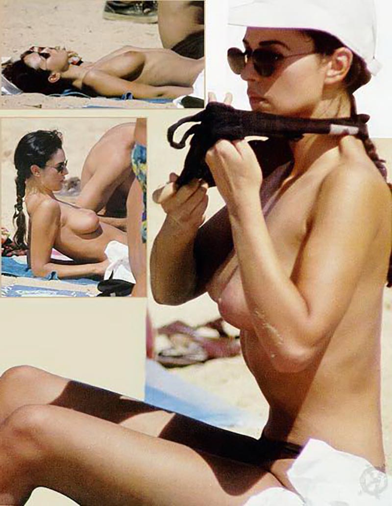 Monica Bellucci Topless Pechos Actriz Italiana 4