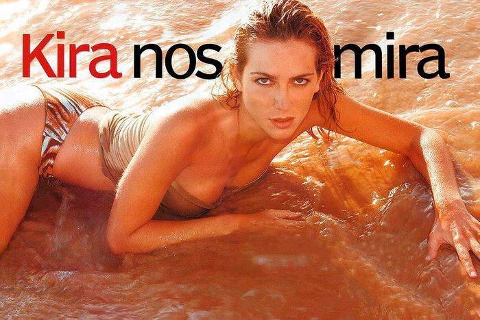 Kira Miro sesión fotos revista masculina