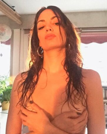 María Hervás topless redes sociales