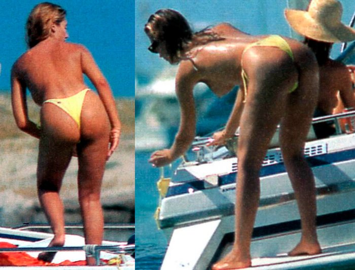 Mónica Pont Pillada Topless Playa Ibiza 4