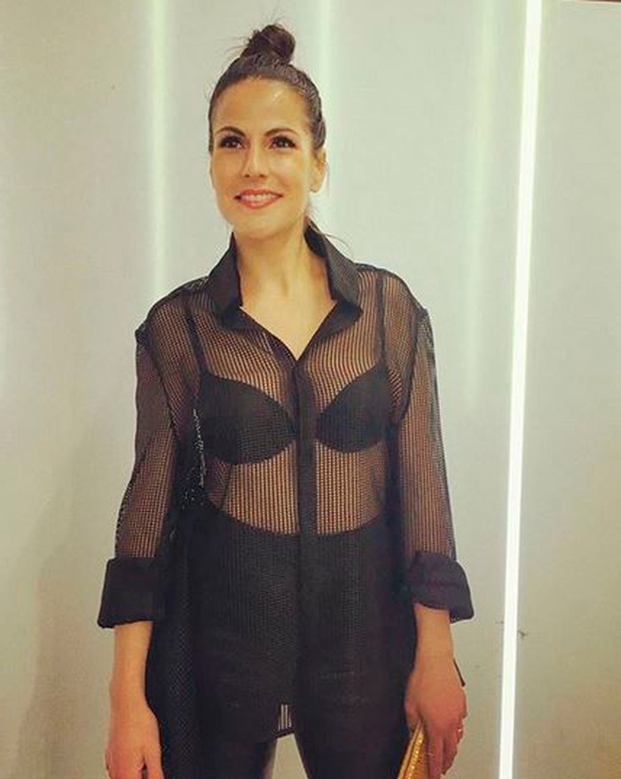 Noemí Ruiz Vestido Transparencias