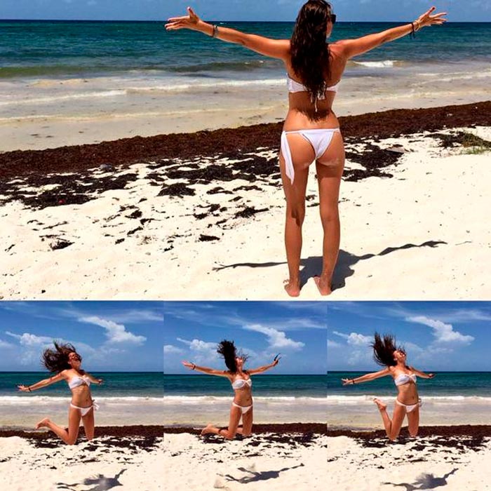 Cristina Alarcón Exhibe Bikini Playa