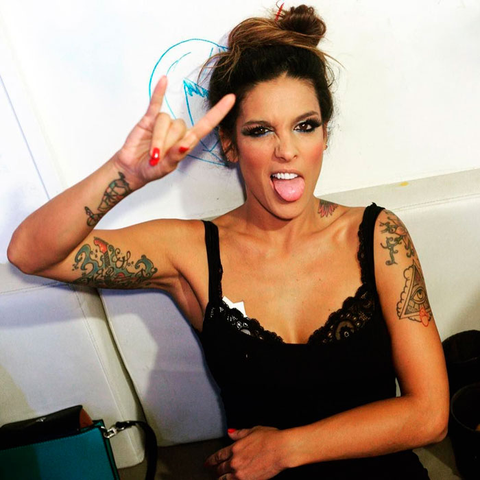 Lorena Castell Cantante Tatuajes Rockera