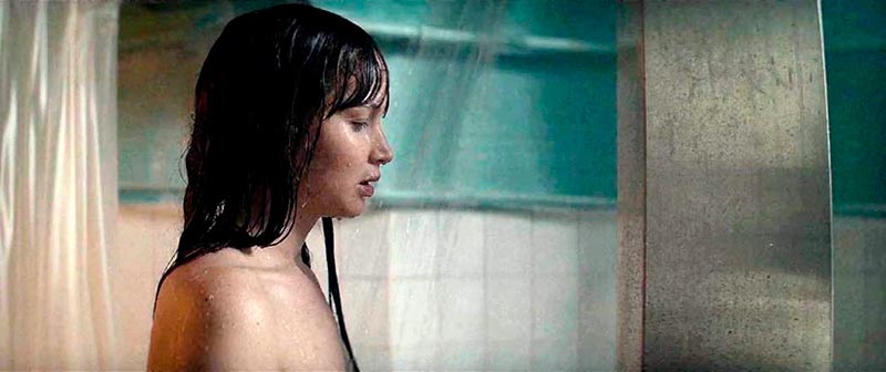 Jennifer Lawrence Escena Ducha Película Gorrión Rojo