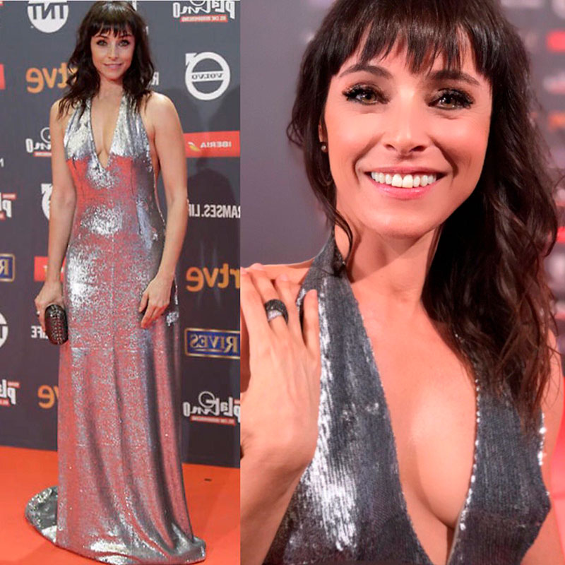 Ingrid Rubio Guapísima Actriz Vestido Sexy Escote