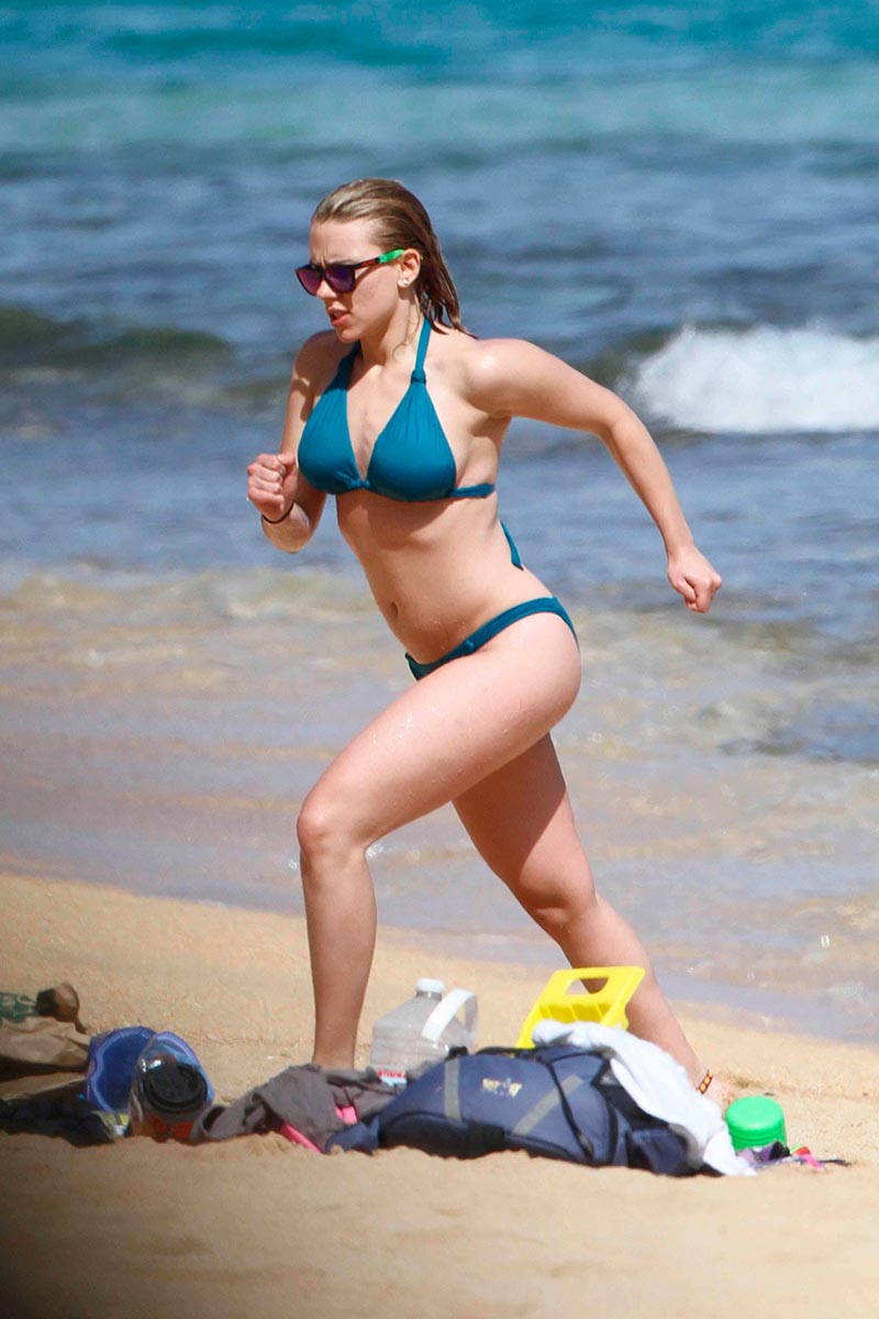 Scarlett Johansson Bikini Playa Fotos Paparazzi 2