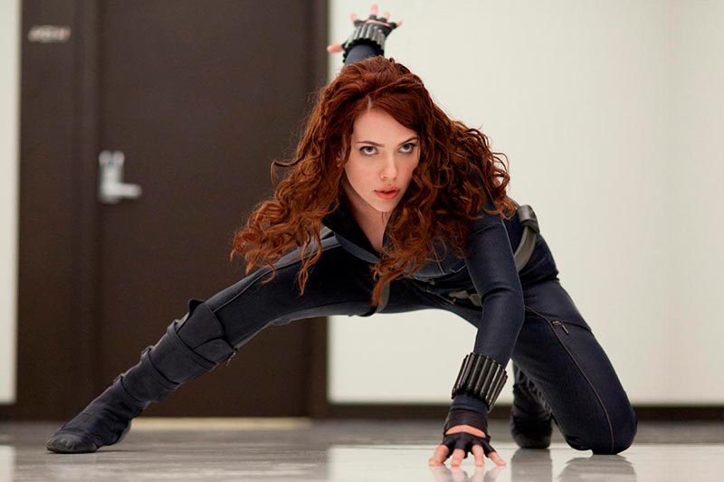 Scarlett Johansson Traje Negro Natasha Romanoff Los Vengadores