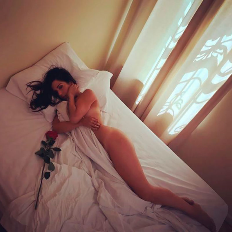 Ruth Lorenzo Desnuda Cama Foto Instagram