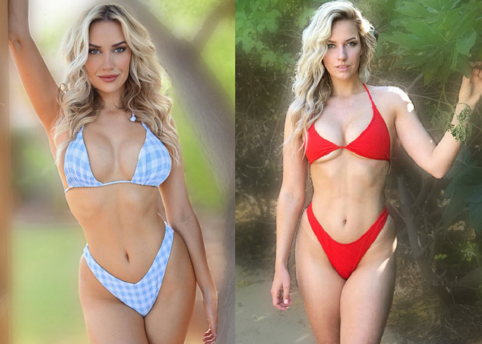 Paige Spiranac Hot In A Nice Bikini At The Beach