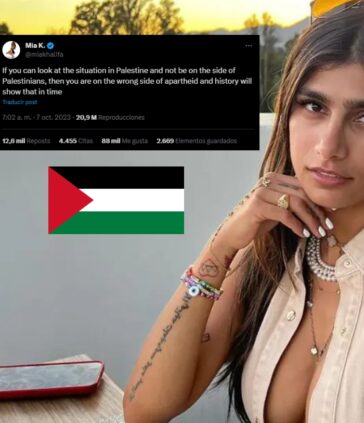 Mia Khalifa Expresa Su Apoyo Hacia Palestina Y Genera Polemica